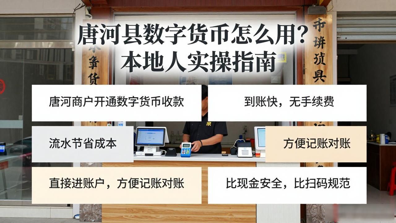 唐河县数字货币怎么用？本地人实操指南