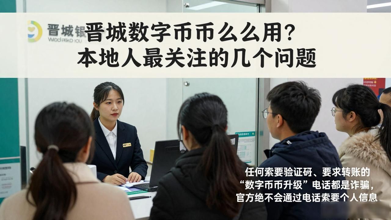 晋城数字货币怎么用？本地人最关心的几个问题