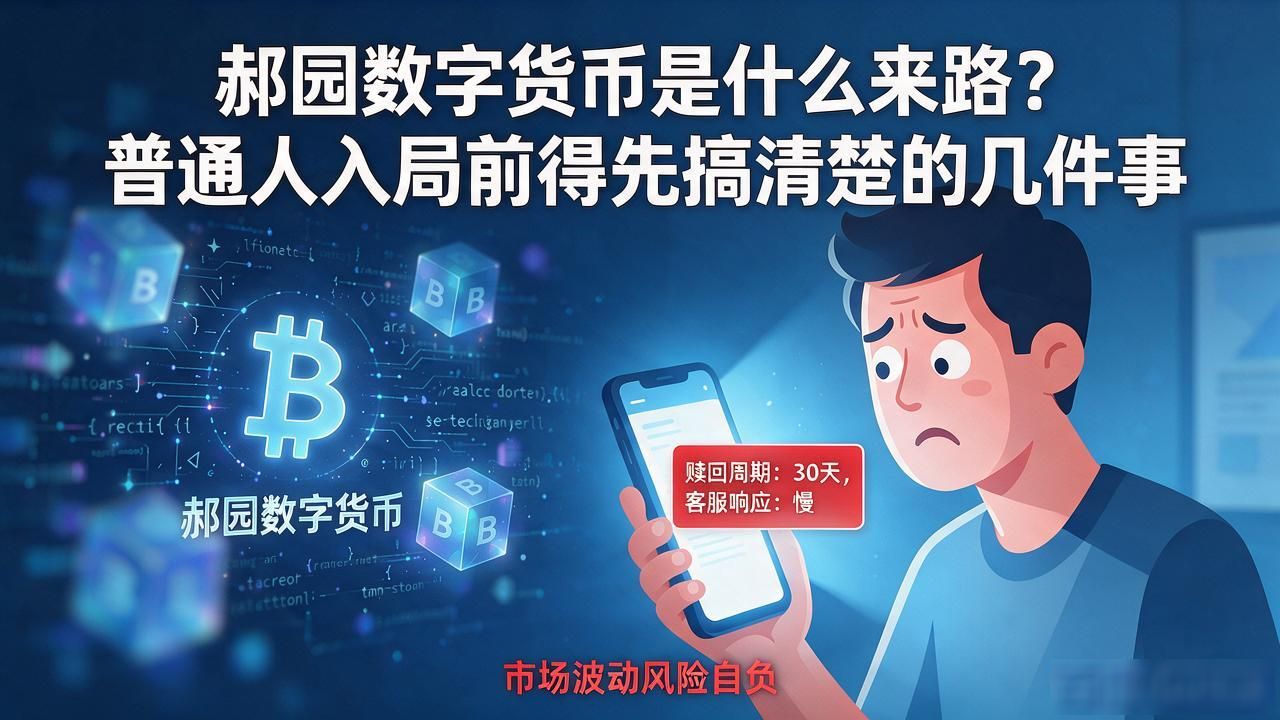 郝园数字货币是什么来路？普通人入局前得先搞清楚的几件事