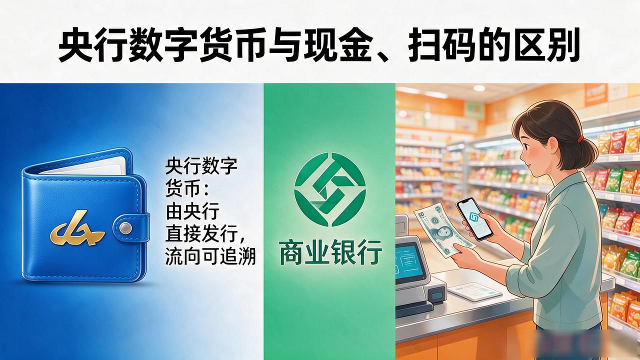 银行推数字货币了，跟平时用现金、扫码有啥区别，普通老百姓该咋用？-第1张图片-imToken 官网｜全球领先多链去中心化钱包｜BTC ETH NFT DeFi 管理工具