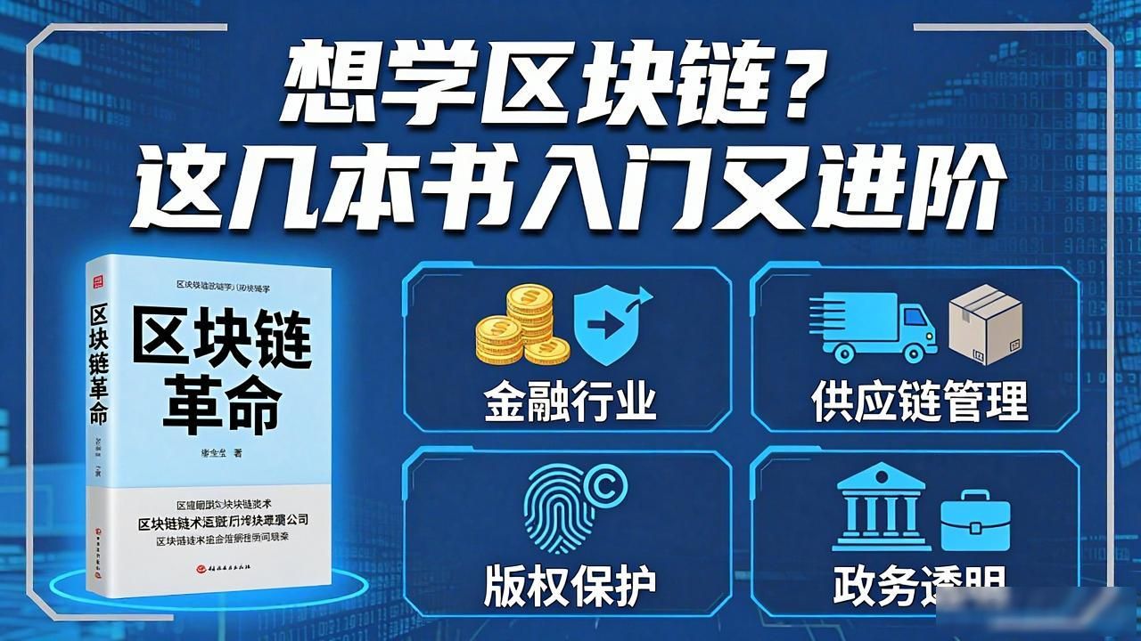 想学区块链？这几本书入门又进阶