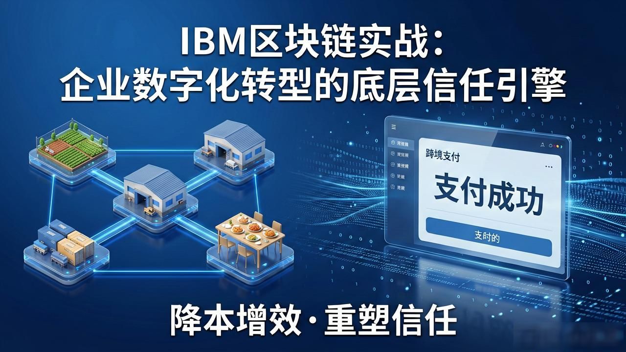 IBM区块链实战:企业数字化转型的底层信任引擎-第1张图片-imToken 官网|全球领先多链去中心化钱包|BTC ETH NFT DeFi 管理工具 IBM区块链实战:企业数字化转型的底层信任引擎-第1张图片-imToken 官网|全球领先多链去中心化钱包|BTC ETH NFT DeFi 管理工具