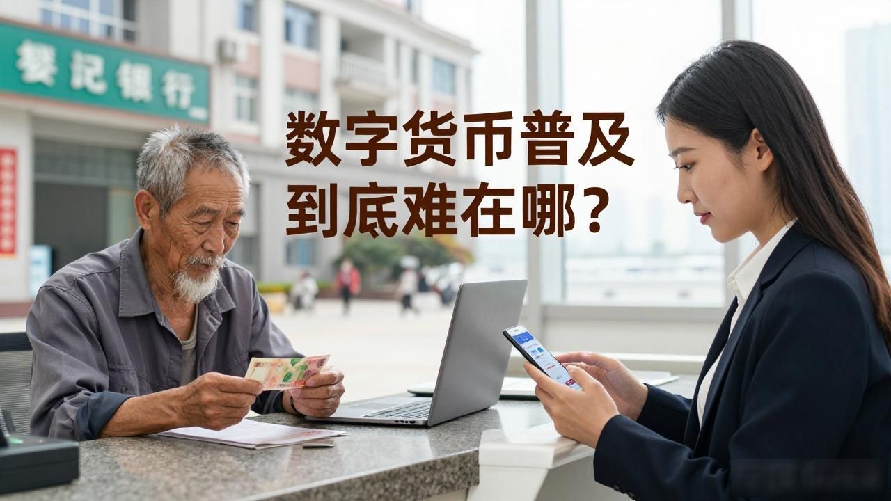 数字货币普及到底难在哪？一个在县城干了十五年柜台的人说几句实在话