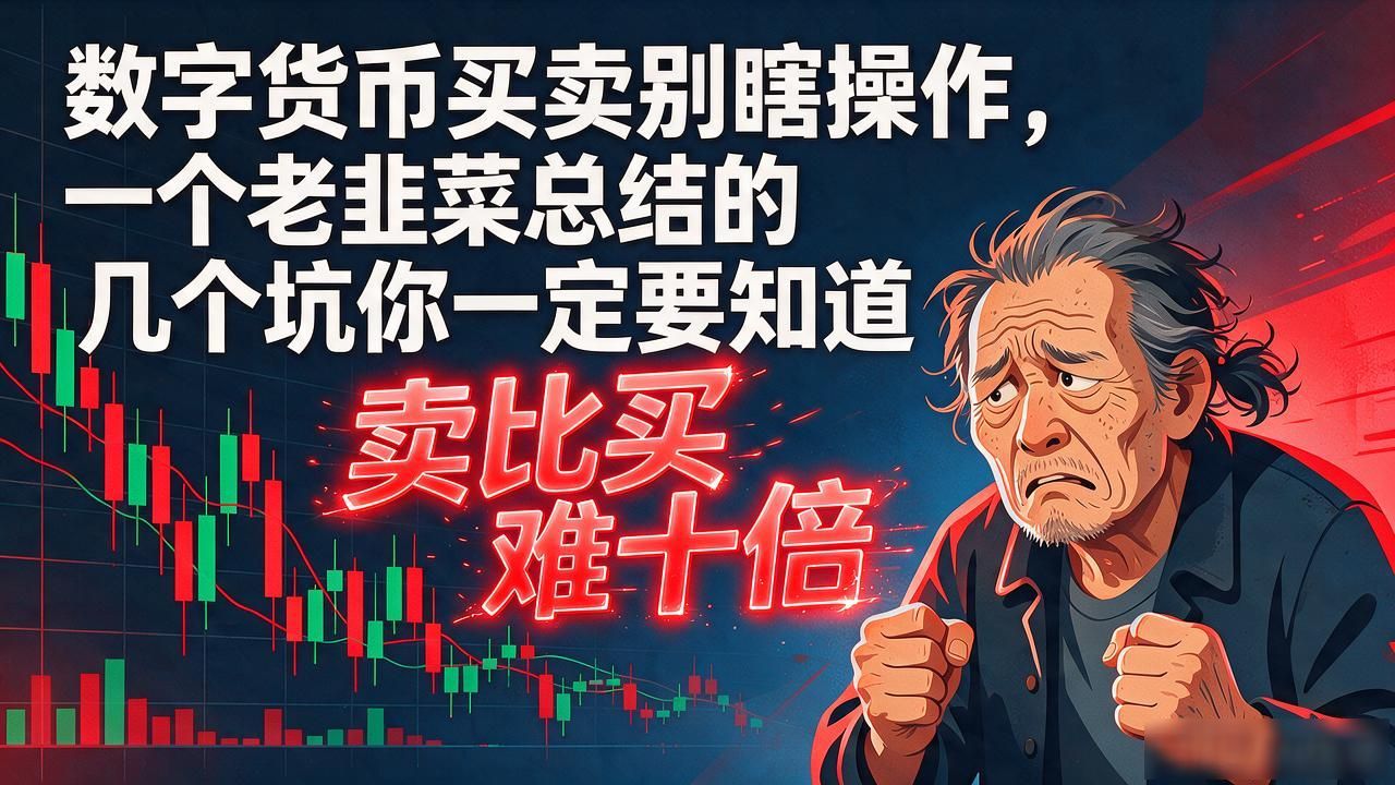 数字货币买卖别瞎操作，一个老韭菜总结的几个坑你一定要知道
