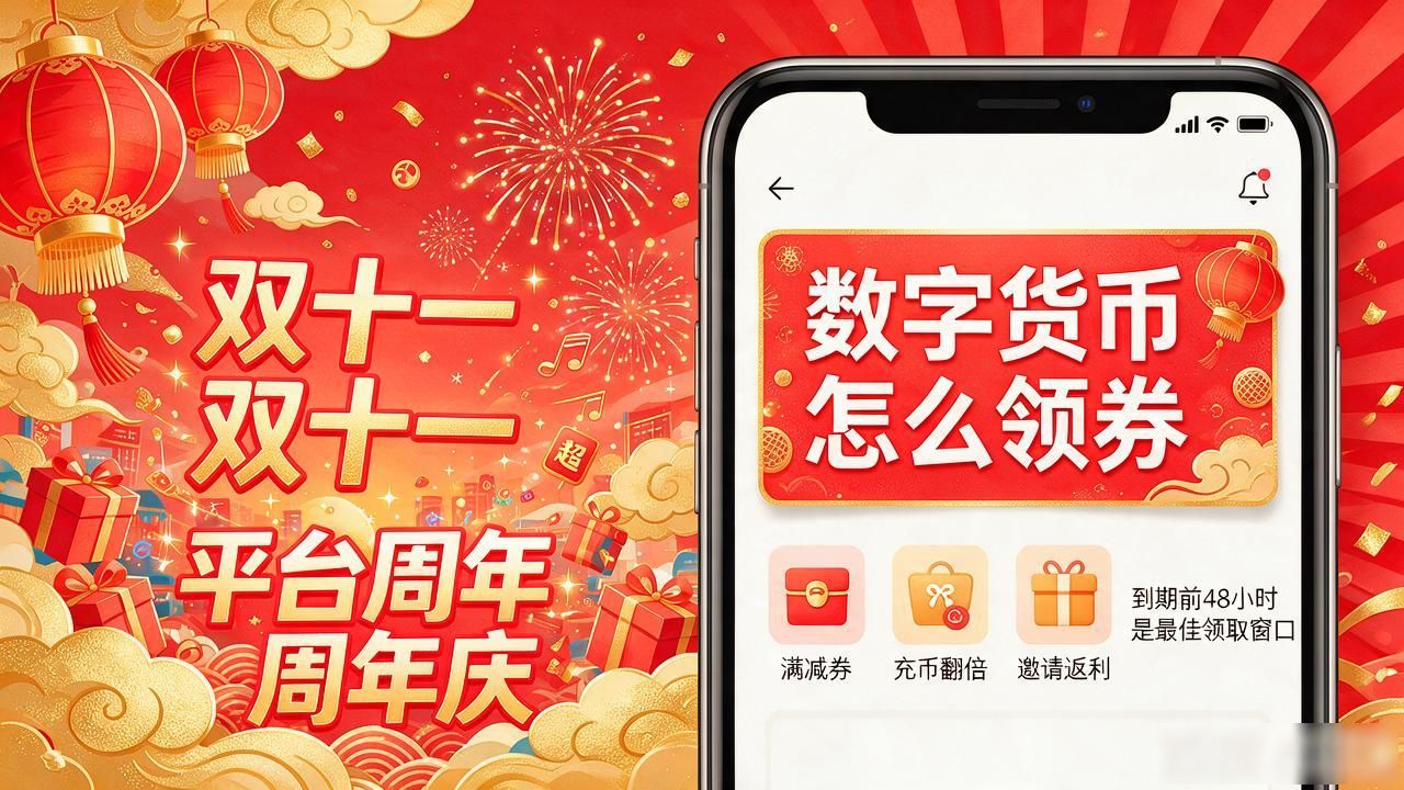 数字货币怎么领券？平台优惠券、交易返现、新手红包入口都在这