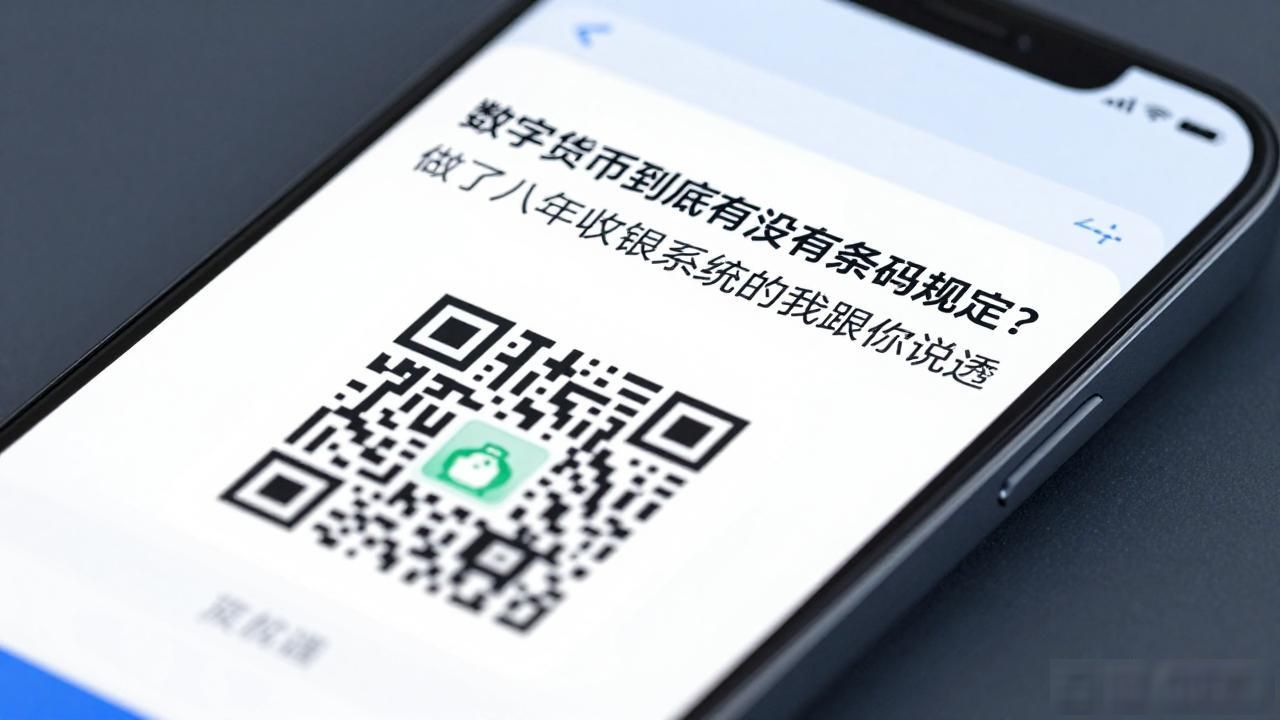 数字货币到底有没有条码规定？做了八年收银系统的我跟你说透