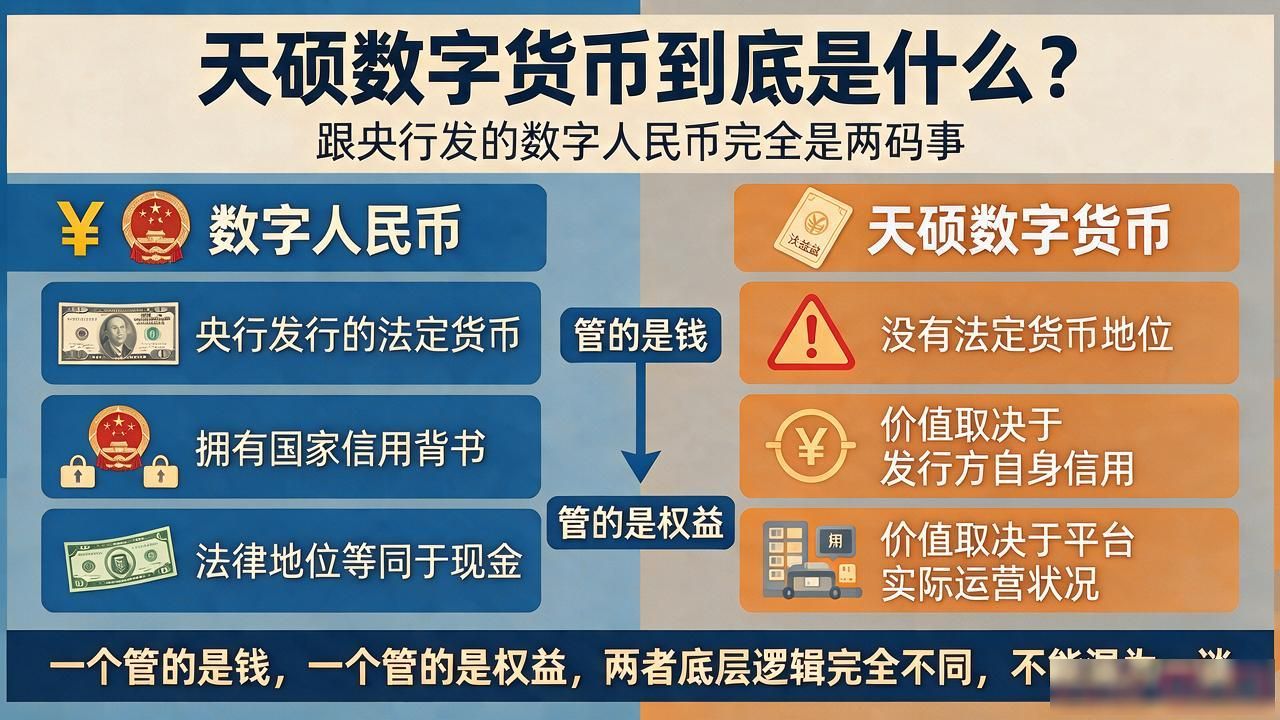 天硕数字货币到底是什么？跟央行发的数字人民币完全是两码事