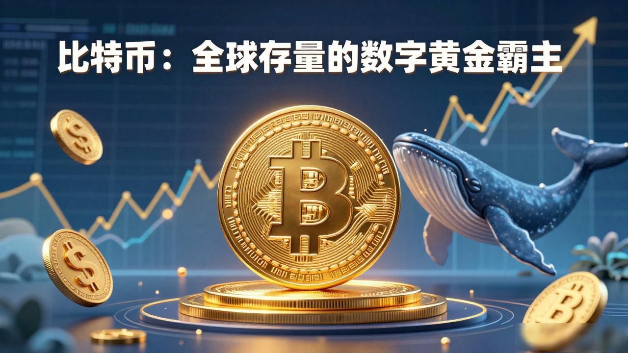 比特币：全球存量的数字黄金霸主