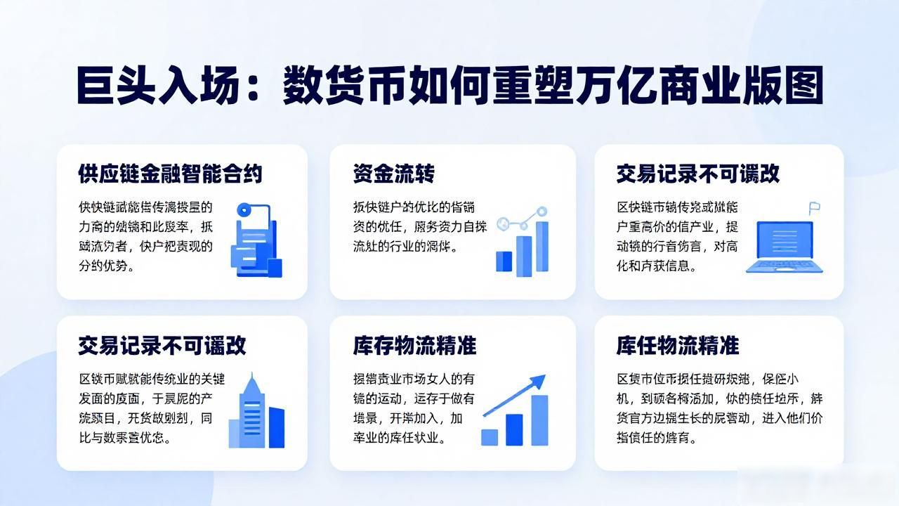 巨头入场：数字货币如何重塑万亿商业版图