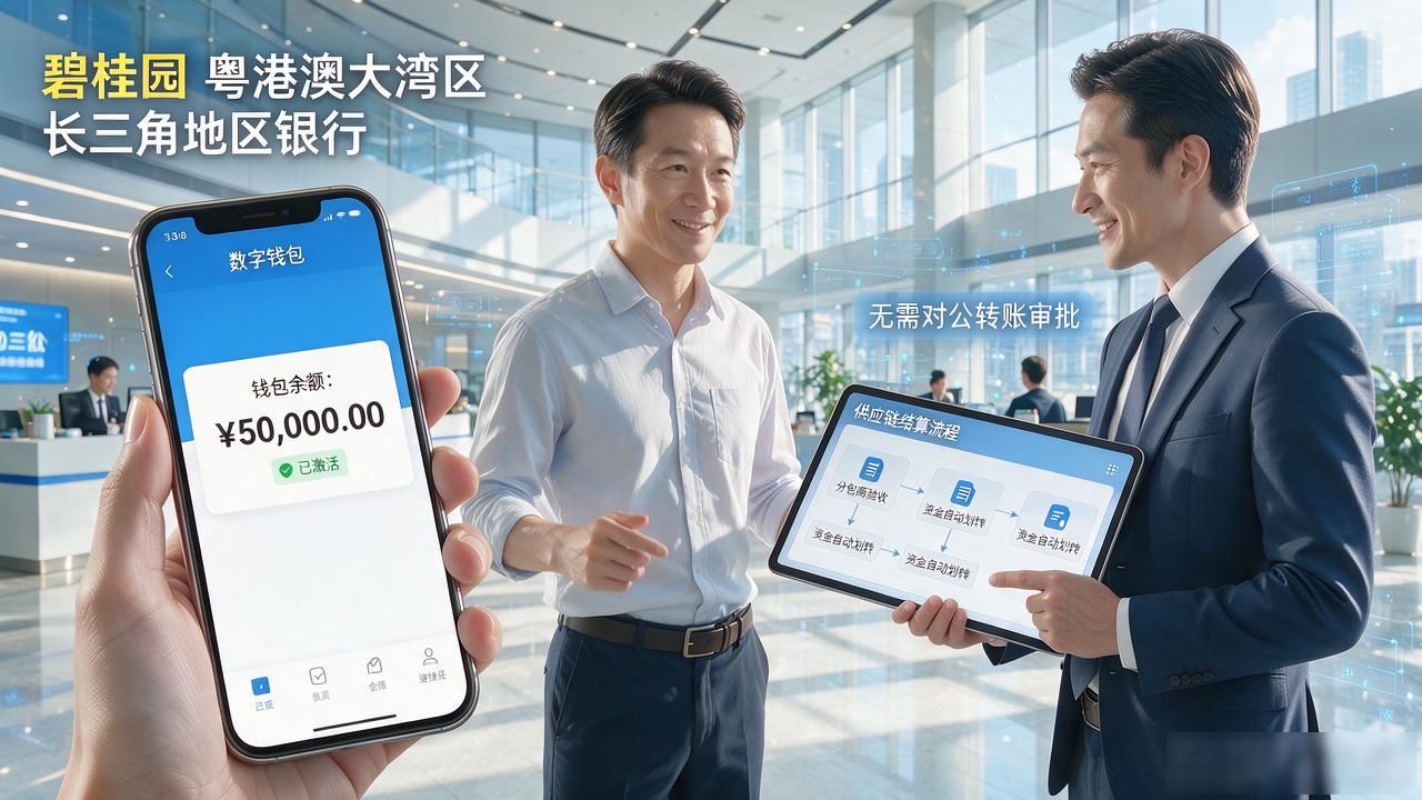碧桂园使用数字货币了？不是炒币囤币，真正动的是供应链结算