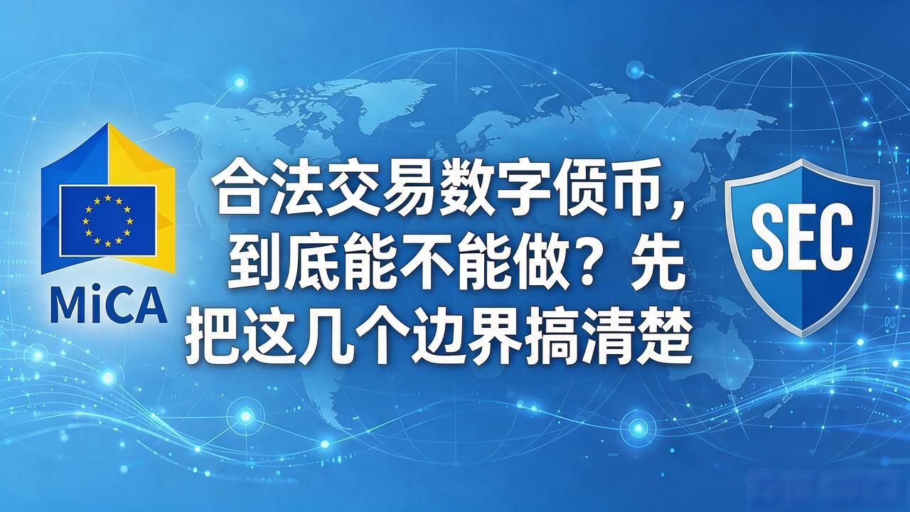 合法交易数字货币，到底能不能做？先把这几个边界搞清楚