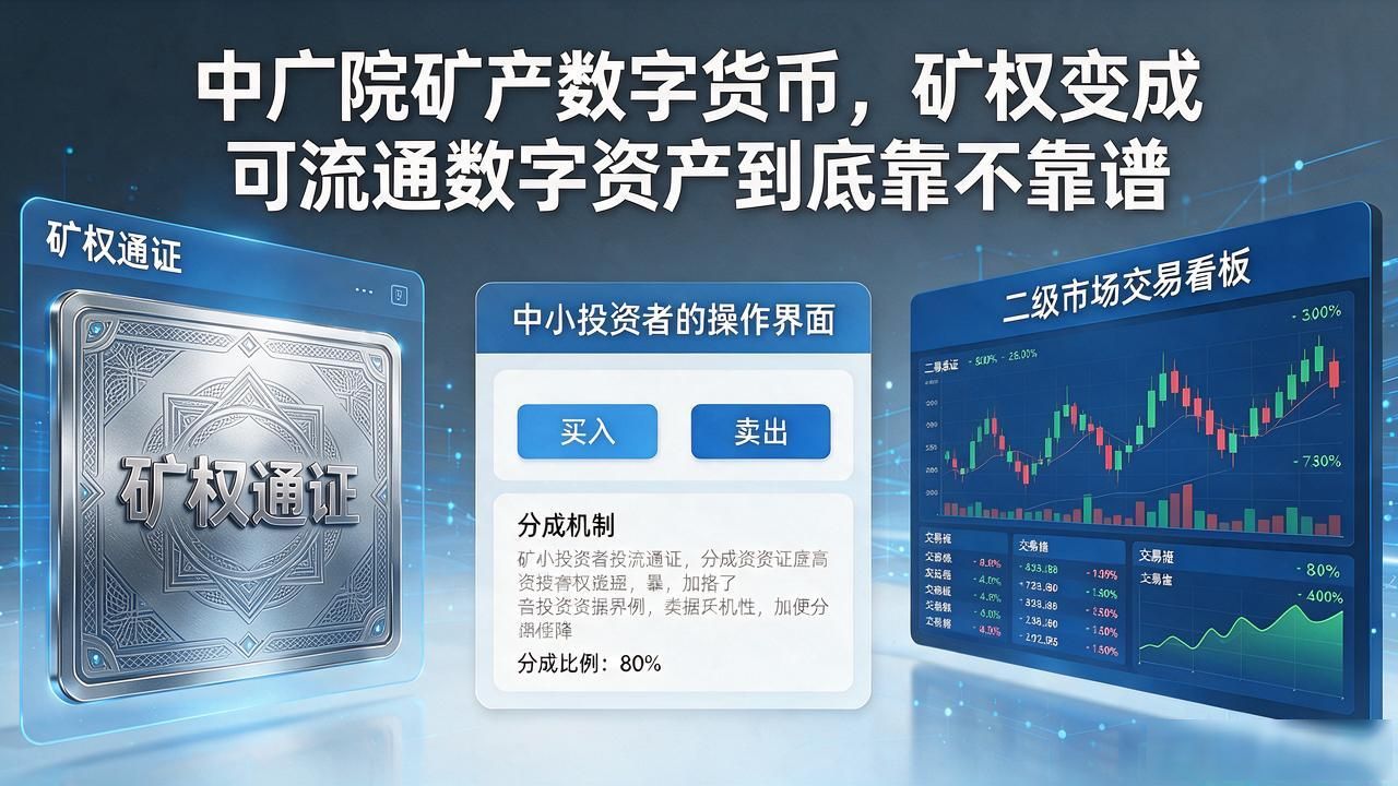 中广院矿产数字货币，矿权变成可流通数字资产到底靠不靠谱