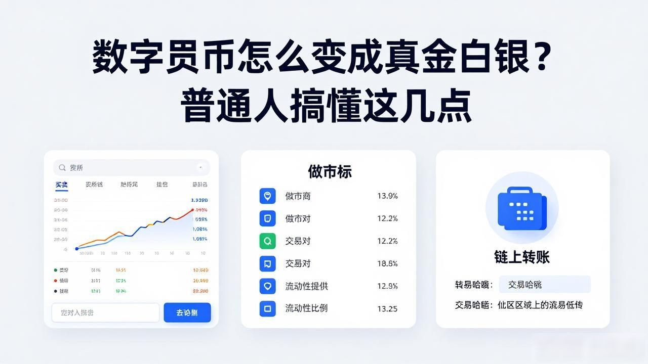 数字货币怎么变成真金白银？普通人搞懂这几点-第1张图片-imToken 官网｜全球领先多链去中心化钱包｜BTC ETH NFT DeFi 管理工具