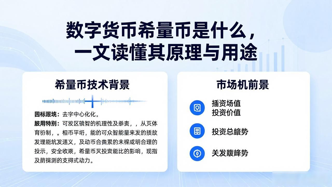 数字货币希量币是什么,一文读懂其原理与用途-第1张图片-imToken 官网|全球领先多链去中心化钱包|BTC ETH NFT DeFi 管理工具 数字货币希量币是什么,一文读懂其原理与用途-第1张图片-imToken 官网|全球领先多链去中心化钱包|BTC ETH NFT DeFi 管理工具