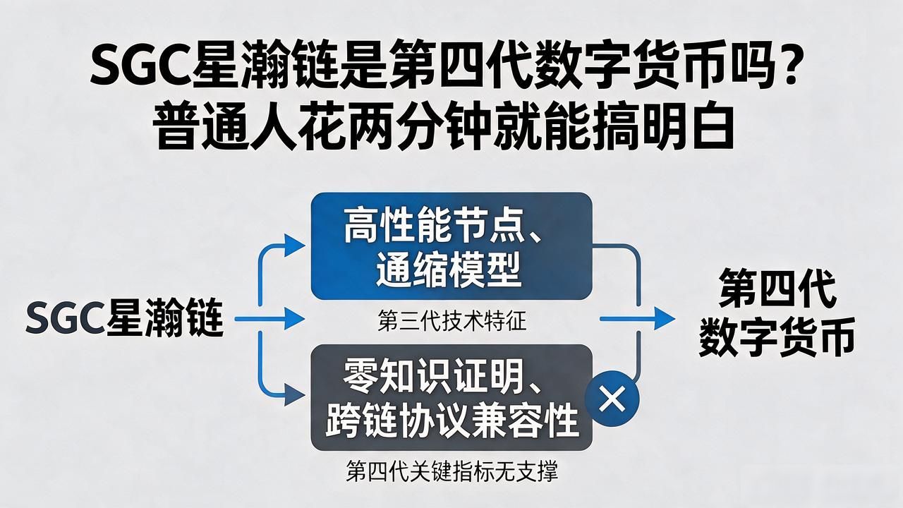 SGC星瀚链是第四代数字货币吗？普通人花两分钟就能搞明白