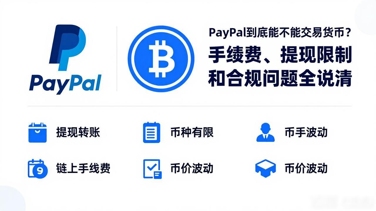 PayPal到底能不能交易数字货币？手续费、提现限制和合规问题全说清